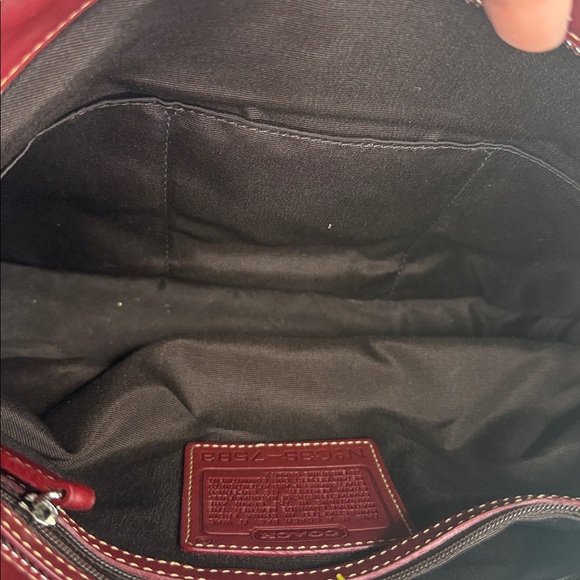 Coach Hamptons Leather Hobo bag 7583 y2k vintage shoulder purse - Picture 7 of 14